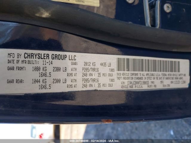 1C4NJCBAXFD198033 Jeep Compass Sport