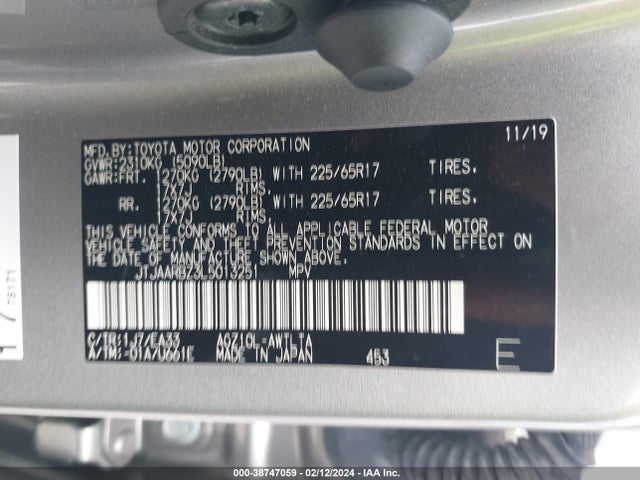 Lexus NX 300 2020 JTJAARBZ3L5013251 Image 9
