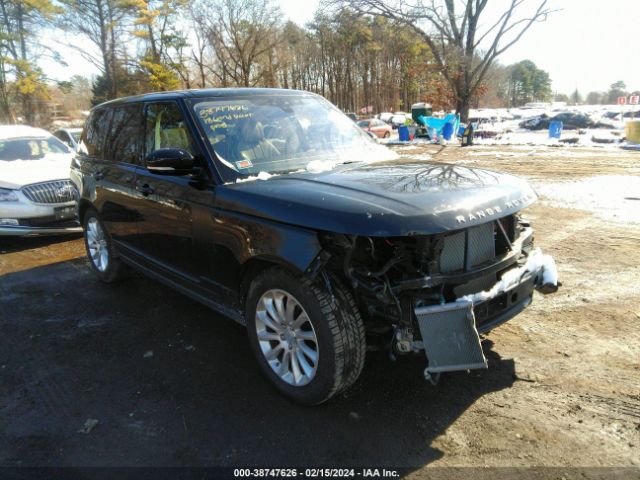 Продаж на аукціоні авто 2018 Land Rover Range Rover 3.0l V6 Turbocharged Diesel Hse Td6, vin: SALGS2RK8JA500081, номер лоту: 38747626