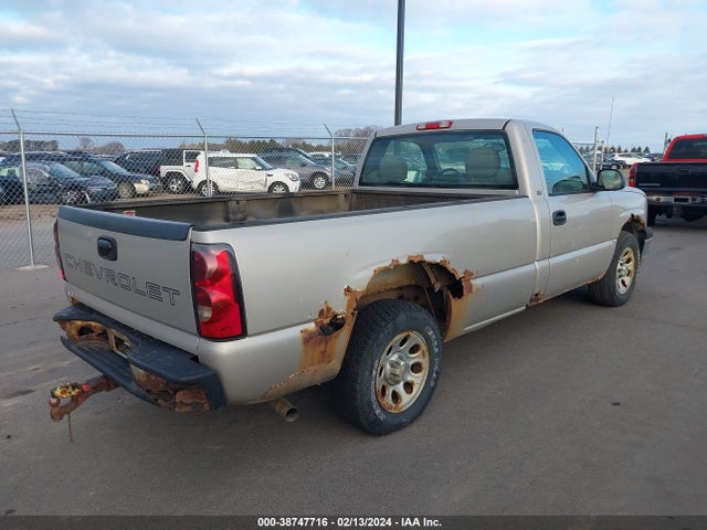 2005 CHEVROLET SILVERADO 1500 WORK TRUCK VIN: 1GCEC14X95Z129979