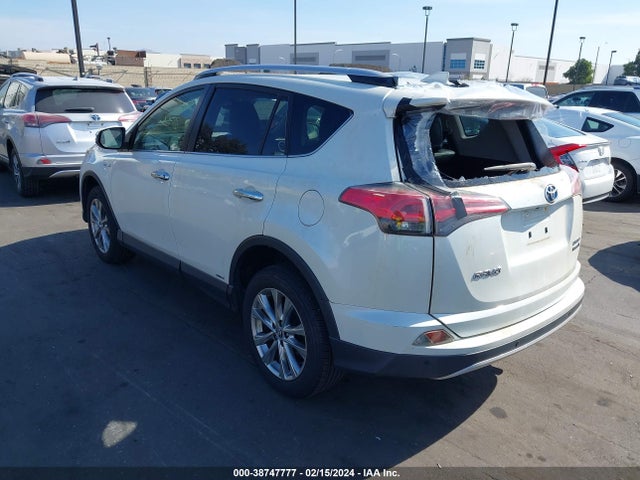 2016 TOYOTA RAV4 HYBRID LIMITED VIN: JTMDJREVXGD038863