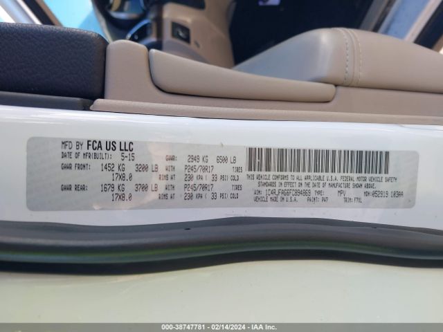1C4RJFAG6FC894869 Jeep Grand Cherokee Laredo