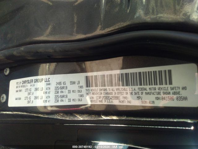 1C4PJMDB2EW259981 Jeep Cherokee Limited