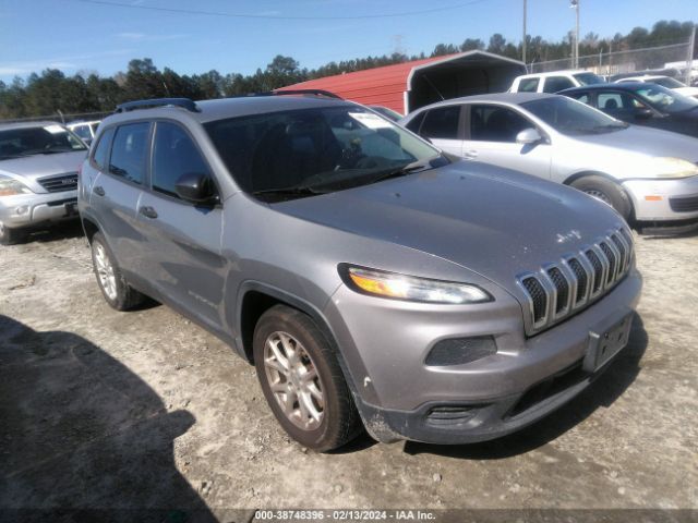 Auction sale of the 2015 Jeep Cherokee Sport, vin: 1C4PJLAB0FW760559, lot number: 38748396