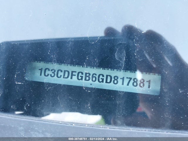 1C3CDFGB6GD817881 Dodge Dart