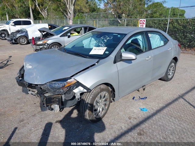 2018 TOYOTA COROLLA LE VIN: 2T1BURHE5JC001590