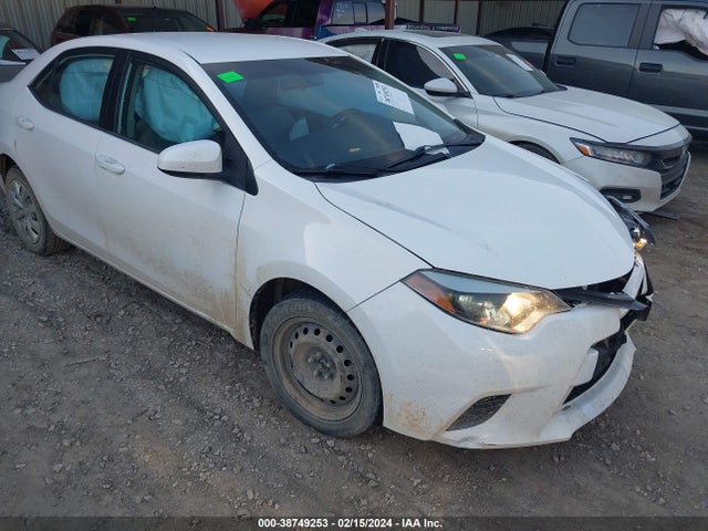 Toyota COROLLA LE 2016 5YFBURHE2GP540581 головне зображення