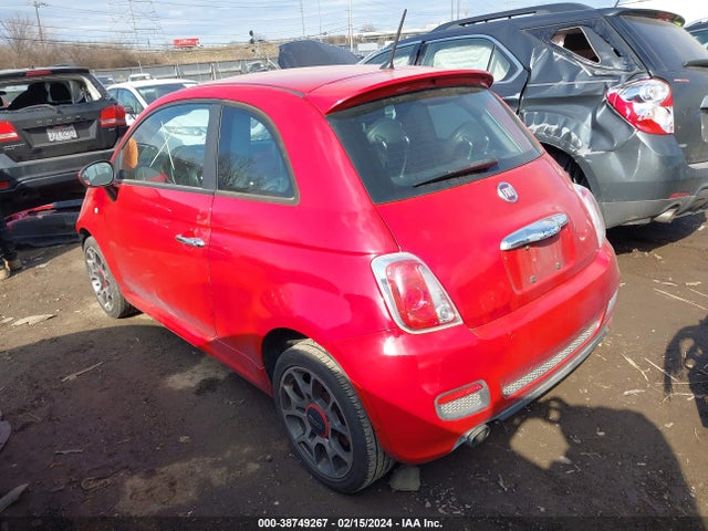 2013 FIAT 500 3C3CFFBRXDT696924 Photo 2