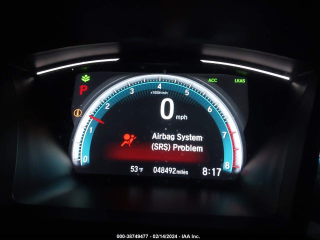 Honda Civic Lx 2019 2HGFC2F60KH587454 Image 15