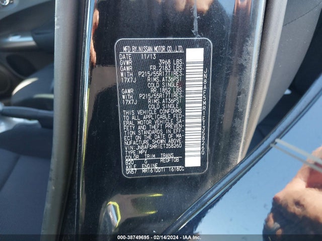 Nissan JUKE S 2014 JN8AF5MR1ET358260 Image 9