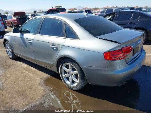2009 AUDI A4 2.0T PREMIUM VIN: WAULF78K89N018236