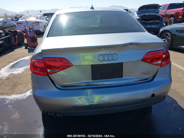 2009 AUDI A4 2.0T PREMIUM VIN: WAULF78K89N018236