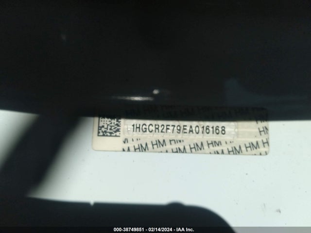 Honda ACCORD EX 2014 1HGCR2F79EA016168 Image 9