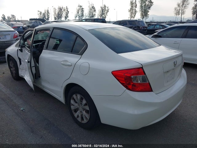 2012 HONDA CIVIC LX VIN: 19XFB2F55CE330893
