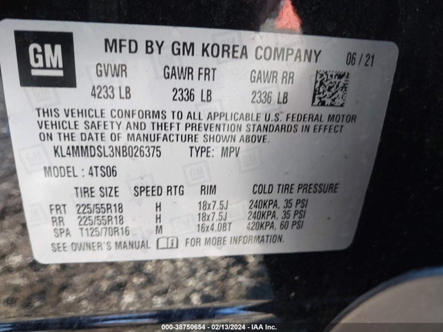 Buick Encore Gx Fwd Select 2022 KL4MMDSL3NB026375 Image 9