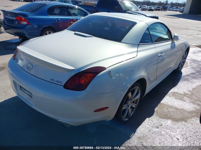 38750694 :رقم المزاد ، JTHFN48Y940059548 vin ، 2004 Lexus Sc 430 مزاد بيع