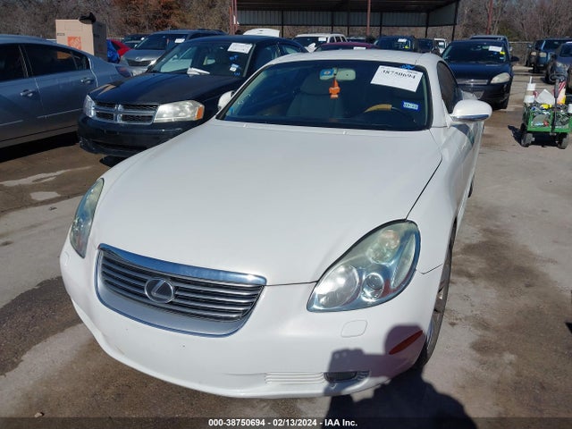 38750694 :رقم المزاد ، JTHFN48Y940059548 vin ، 2004 Lexus Sc 430 مزاد بيع