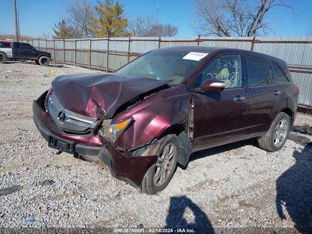 2008 ACURA MDX TECHNOLOGY PACKAGE VIN: 2HNYD28408H534773