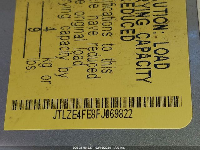 JTLZE4FE8FJ069822 Scion XB