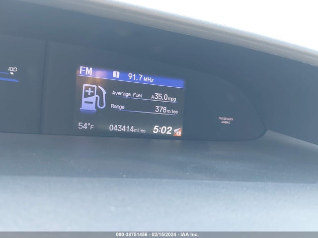 Honda CIVIC HYBRID 2015 19XFB4F2XFE000639 Image 15
