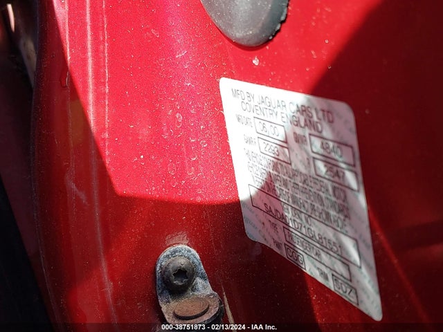 2001 JAGUAR S-TYPE SAJDA01D71GL81551 Photo 8