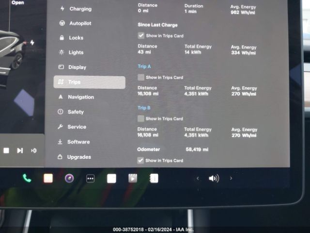 5YJ3E1EB6KF384739 Tesla Model 3 Long Range/performance