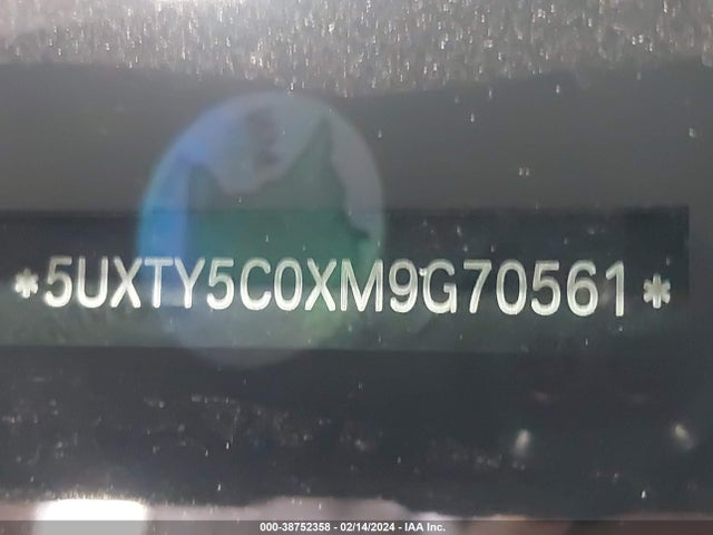 BMW X3 Xdrive30i 2021 5UXTY5C0XM9G70561 Image 9
