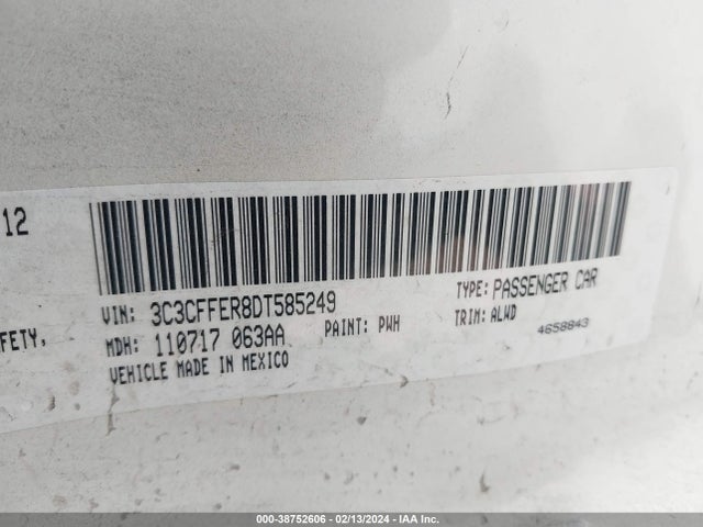 2013 FIAT 500C 3C3CFFER8DT585249 Photo 8