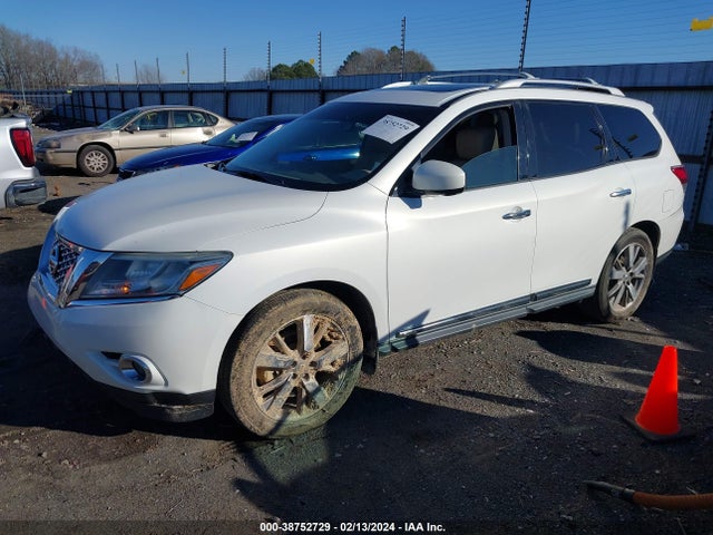 2014 NISSAN PATHFINDER PLATINUM VIN: 5N1AR2MN1EC686840