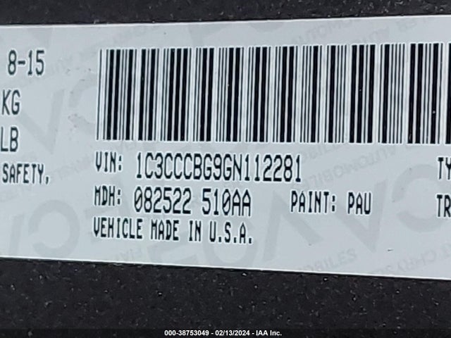 Chrysler 200 S 2016 1C3CCCBG9GN112281 Image 9