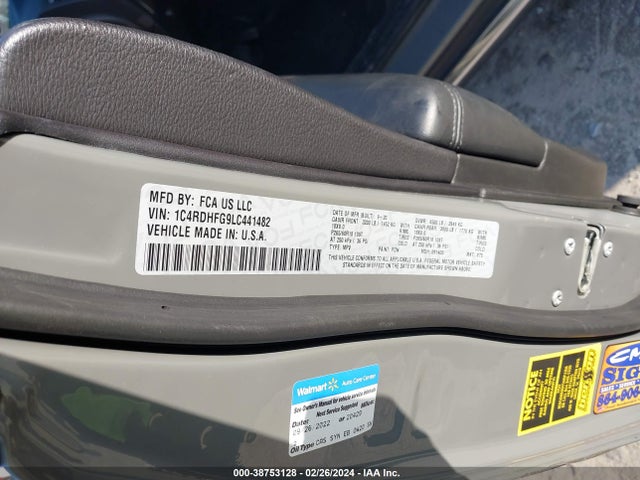 Dodge Durango Special Service Rwd 2020 1C4RDHFG9LC441482 Image 9