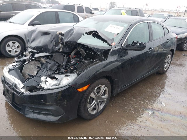 Honda Civic Lx 2018 2HGFC2F51JH554050 Image 2