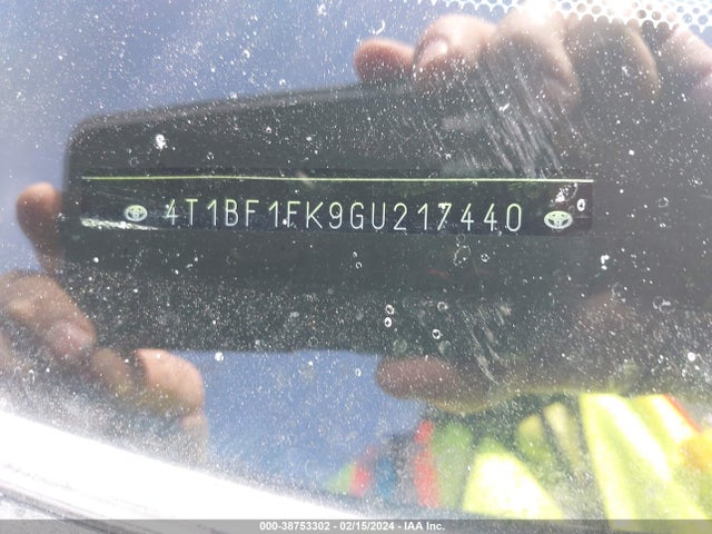 Toyota CAMRY SE 2016 4T1BF1FK9GU217440 Image 9