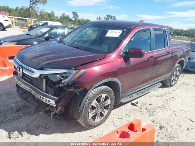Honda Ridgeline Rtl 2017 5FPYK3F50HB038303 Image 2