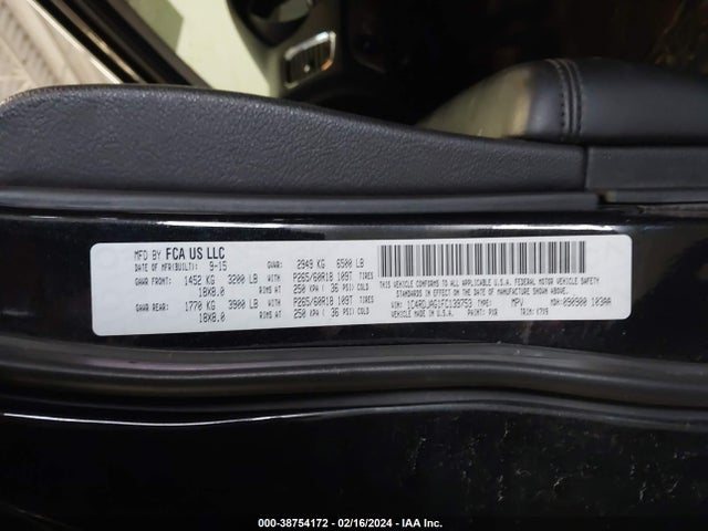 Dodge Durango Sxt 2015 1C4RDJAG1FC139753 Image 9