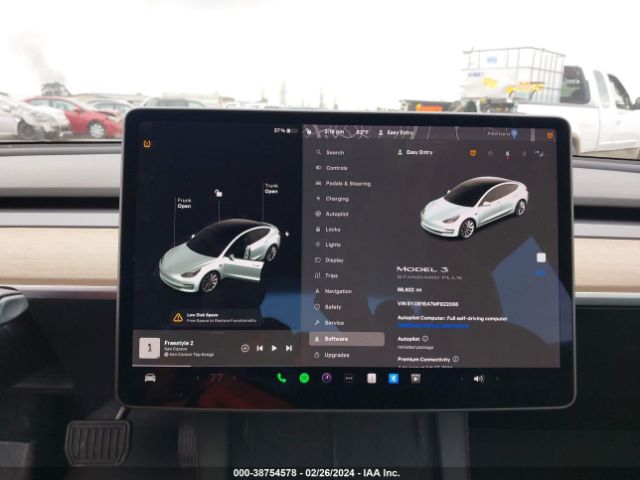 5YJ3E1EA7MF922066 Tesla Model 3 Standard Range Plus Rear-wheel Drive