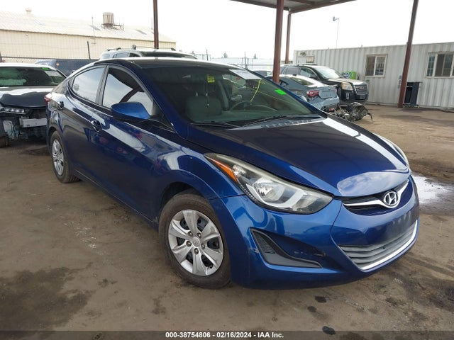 2016 HYUNDAI ELANTRA SE VIN: 5NPDH4AEXGH707292