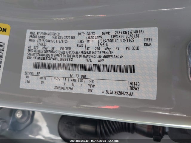 Ford Bronco Wildtrak 2023 1FMEE5DP4PLB89882 Image 9