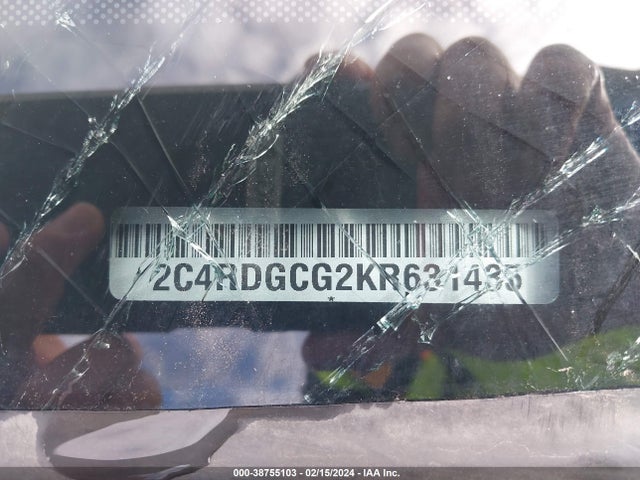 2C4RDGCG2KR631435 Dodge Grand Caravan Sxt
