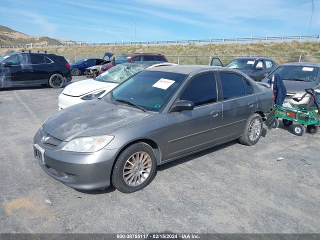 2005 HONDA CIVIC LX VIN: 2HGES165X5H560072