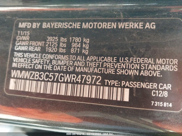 2016 MINI COUNTRYMAN WMWZB3C57GWR47972 Photo 8