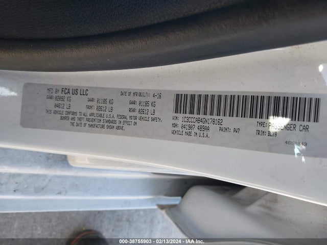 1C3CCCAB4GN178162 Chrysler 200 Limited Platinum
