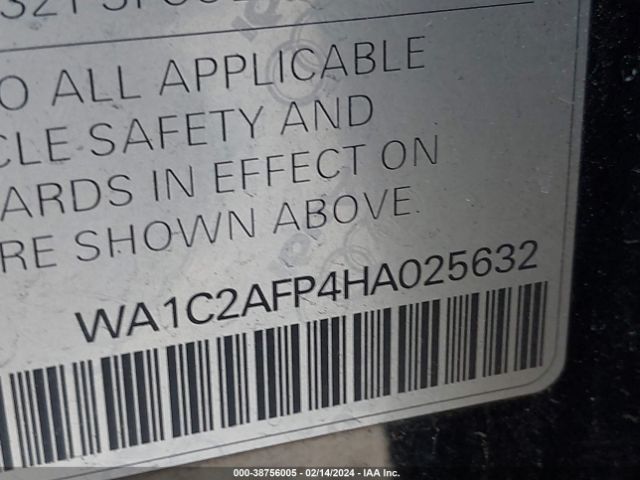 WA1C2AFP4HA025632 Audi Q5 2.0t Premium