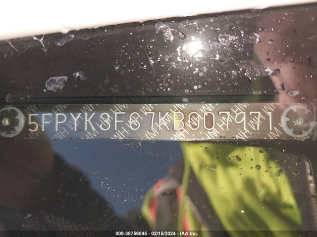 Honda Ridgeline Rtl-t 2019 5FPYK3F67KB007971 Image 9
