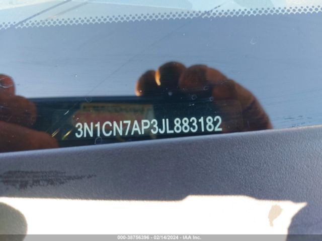 3N1CN7AP3JL883182 Nissan Versa 1.6 Sv