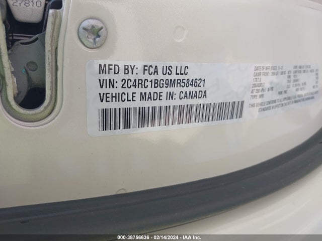 2C4RC1BG9MR584621 Chrysler Pacifica Touring L