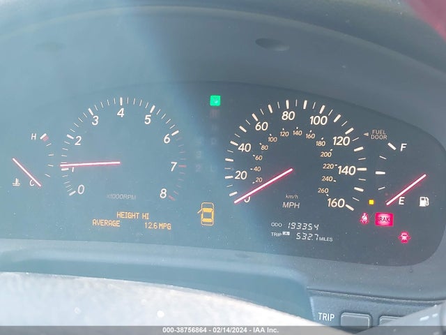 2001 LEXUS LS 430 VIN: JTHBN30F310006312