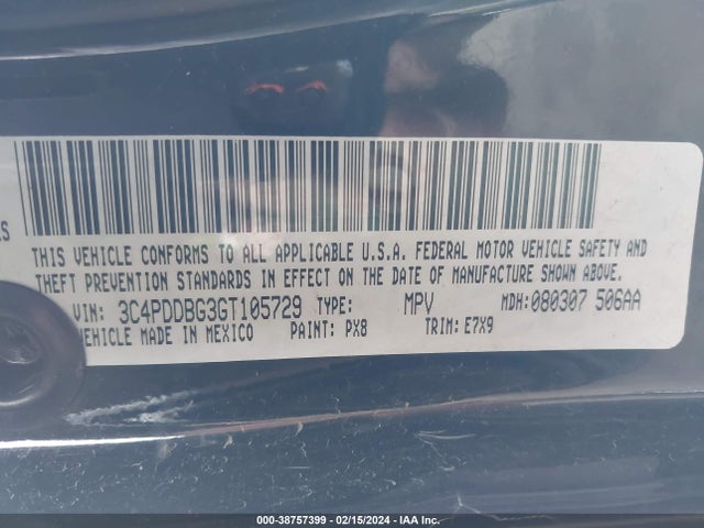 Dodge Journey Sxt 2016 3C4PDDBG3GT105729 Image 9