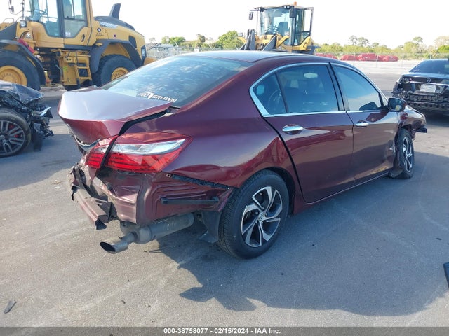 Honda ACCORD LX 2016 1HGCR2F37GA025743 Image 4