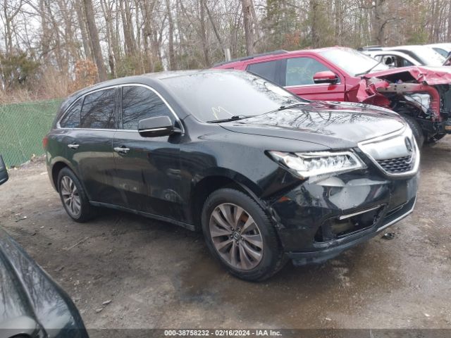 Продаж на аукціоні авто 2016 Acura Mdx Tech/w/tech/acurawatch Plus, vin: 5FRYD4H42GB015518, номер лоту: 38758232